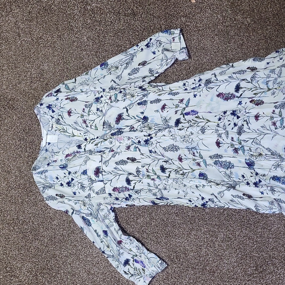 H&M Floral Tee Shirt Dress Tunic